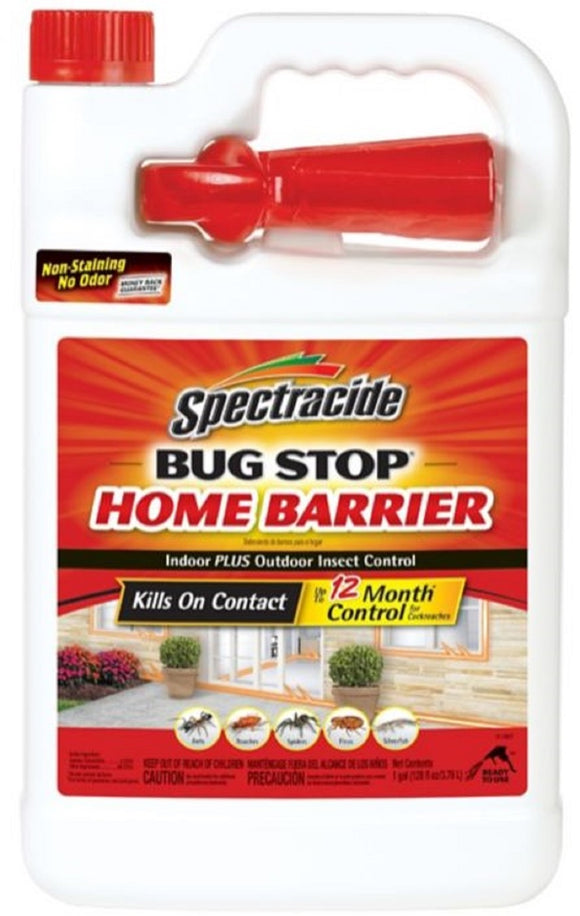 Spectracide HG-96098 Indoor & Outdoor Bug Stop Ready-to-Use Home Barrier 1 gal.