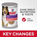Hill's Science Diet Adult Sensitive Stomach and Skin, Salmon & Vegetables- 1 Can