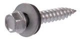 Hillman 48566 #10 x 1-1/2 in. Hex Washer Head Screw with Neoprene Washer - 1 lb.