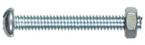 Hillman 7665 Round Combination Head Machine Screws, #8-32 x 1/2 in., 10-Pack