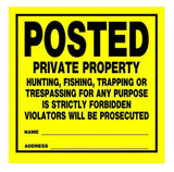 Hillman 843388 Posted Private Property Signs 11 in. x 11 in., 25-Pack