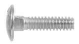 Hillman 884766 Zinc Plated Carriage Bolt 3/8 in. Dia. x 4 in. L - 2 pack