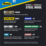 Super Fine Grit Steel Wool (12-Pad)