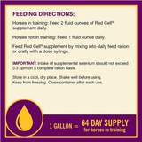 Horse Health 74110 Red Cell Iron-Rich Supplement for Horses, 1 gal.