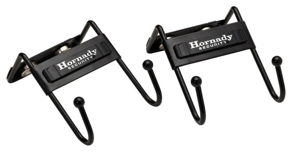 Hornady 95911 Magnetic Gun Safe Hooks Black 2-Pack