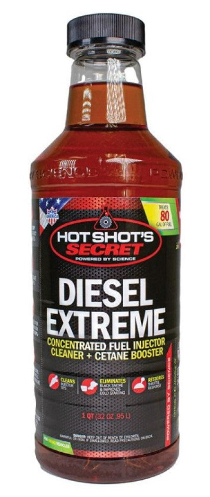 Hot Shot's Secret P040432Z Diesel Extreme Injector Cleaner & Cetane Booster 1qt.