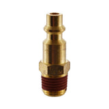 1/4 in. x 1/4 in. NPT Male Industrial Brass Plug