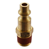 1/4 in. x 1/4 in. NPT Male Industrial Brass Plug