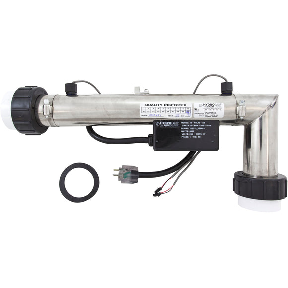 HydroQuip 48-PSL40-SB Heater Flow Thru PS-B Series M7 L-Shape 230v 4kW 24