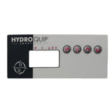 Hydro-Quip 80-0205 ECO-7 4-Button Spa Side Label Overlay