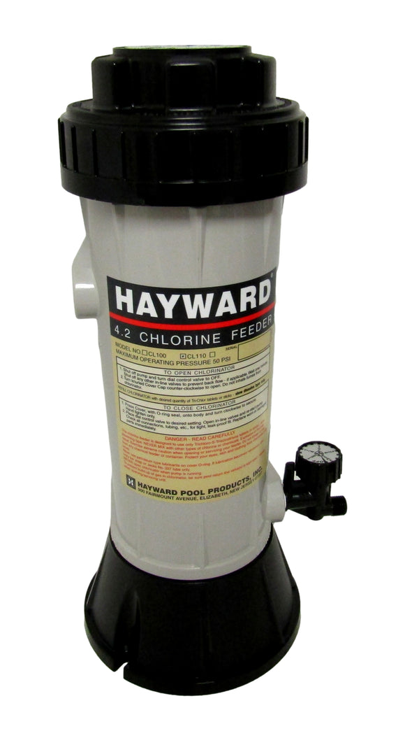 Hayward CL110ABG Off-Line Above-Ground Pool Automatic Chemical Feeder 4.2 Lbs. Capacity