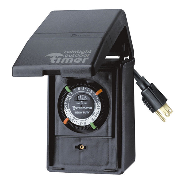 Intermatic P1121 Portable 15 Amp Outdoor Timer & Heavy-Duty Outdoor Timer