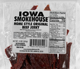 Iowa Smokehouse  IS-10JN High Quality Original Beef Jerky, 10 oz.