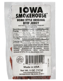 Iowa Smokehouse IS-5JN High-Quality Homestyle Original Beef Jerky, 5 oz.