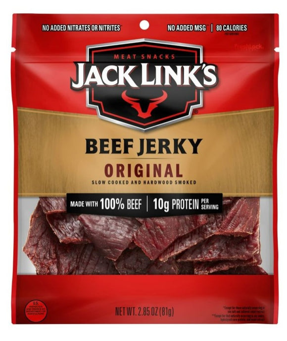 Jack Link's 10000007611 Beef Jerky Original Flavor 2.85 oz.