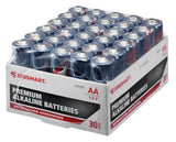 JobSmart 7151-30S AA Premium Alkaline Batteries 1.5V Performance, 30-Pack
