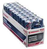 JobSmart AAA Premium Alkaline Batteries 1.5V Performance, Pack of 36