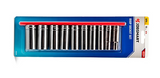 JobSmart JS202411 - 10 Piece 3/8-inch Drive SAE Deep Socket Set - Chrome Alloy