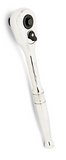 JobSmart 60-Tooth 1/2" Drive Ratchet - Quick Release, Chrome Finish, Alloy Steel