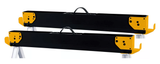 JobSmart JS2103123 1,100 lb Capacity Folding Sawhorses, 41.3 in x 23.3 in, 2-Pk