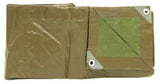 JobSmart MDBG0810 Reversible Poly Tarp 8 ft. x 10 ft. Medium Duty, Brown/Green