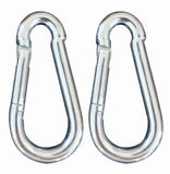 JobSmart Carbon Steel Spring Link 3/8 in. for Ropes, Chains & Straps Count of 2