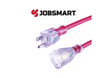 JobSmart WJ-23 14R50 50 ft. Indoor/Outdoor 14/3 Extension Cord, Red