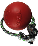 Horsemen's Pride 8 inches Romp-n-Roll Jolly Ball Large Dog Toy - Red