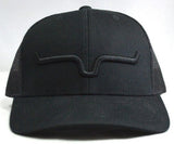 Kimes Ranch S22-23202023 Unisex Weekly Trucker Hat, Black, One Size Fits Most