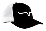 Kimes Ranch S22-23202023 Unisex Adult Weekly Trucker Hat, Black/White, One Size