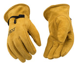 Kinco 50BT-XL Men's GLV Split Cow Ball and Tape Leather Work Gloves, 1 Pair, XL