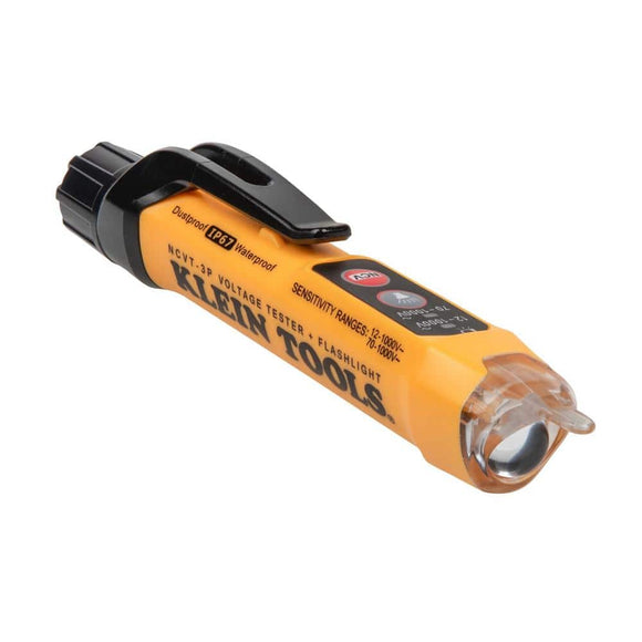 Klein Tools NCVT-3PR Dual Range Non-Contact Voltage Tester w/ Flashlight
