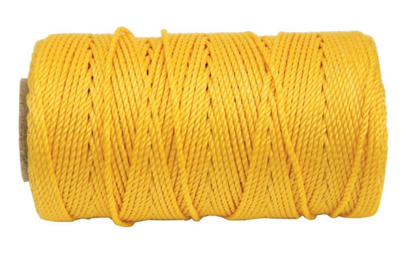 Koch Industries 5381805 #18 x 225 ft. Yellow Twisted Mason Line, Tube