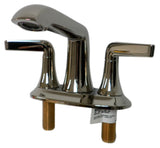 Kohler K-22021-4-SN Tempered Centerset Bathroom Faucet Vibrant Polished Nickel