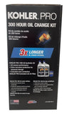 Kohler 25 850 02-S 300 Hour Oil Change Kit with 10W-50 Oil and Oil Filter
