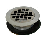 Kohler 9132-CP 4-3/8-Inch Round Solid Brass Shower Drain Polished Chrome