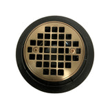 Kohler 9135-BV Round Shower Drain with Grid in Brushed Bronze Finish