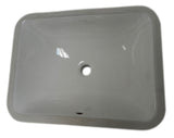 Kohler K-20000-96 Caxton Rectangle 20-1/4" Undermount Bathroom Sink in Biscuit