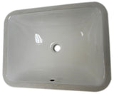 Kohler K-20000-96 Caxton Rectangle 20-1/4" Undermount Bathroom Sink in Biscuit