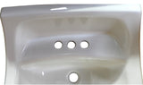 Kohler K-2005-0 Kingston 16" Wall Mounted Bathroom Sink with Overflow White