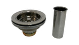 Kohler K-8801-SN Duostrainer Kitchen Sink Strainer Vibrant Polished Nickel