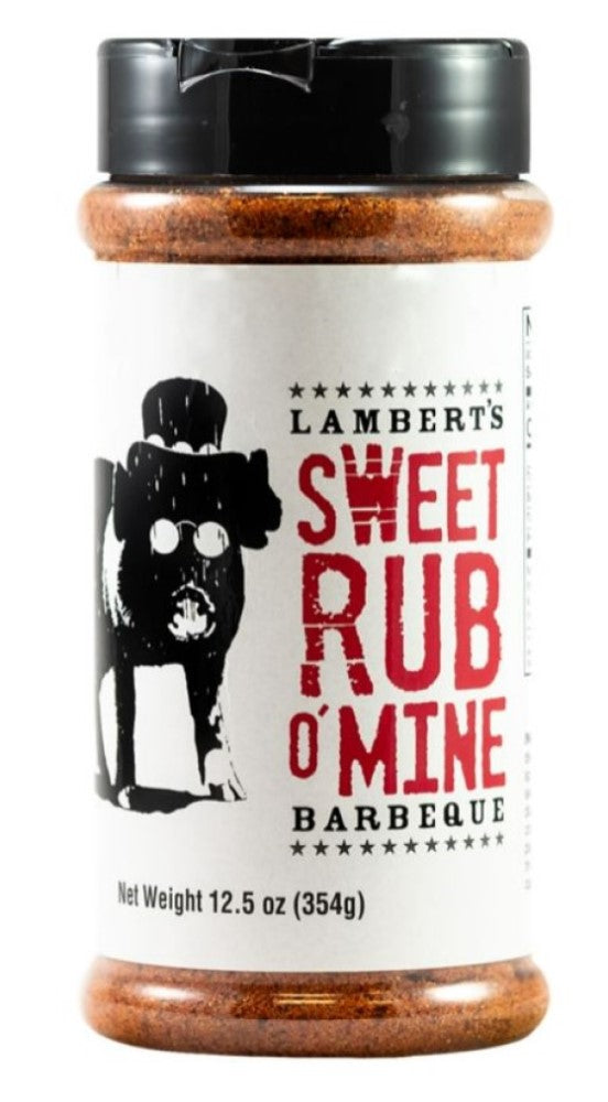 Lambert's SS02005N Sweet Rub O'Mine BBQ Seasoning, 12.5 oz. Bottle