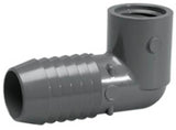 Lasco Fittings 1407-015 1.5" Inserts 90 Deg Combination Elbow Insert x FPT Gray