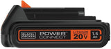 Black & Decker LBXR20 20V Max 1.5 Ah Battery Lightweight