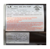 Lingxiao 56WUA400A-II Pump LX 56WUA 4.0hp, 230v, 2-Spd, 56Fr, 2.5" x 2.5", SD