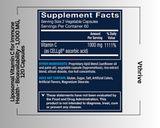 Liposomal Vitamin C for Immune Health - Bioavailability - 1,000 MG, 120 Capsules