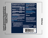 Liquid Liposomal VitaminD3 & K2 - Supports Immune, Cardio & Bone Health, 4 fl.oz