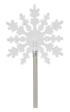 Lux Landscape SLR5009AS Solar Garden Jumbo Snowflake Holiday Decor Light