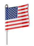 Lux-Landscape SLR2033AS Solar American Flag Light Stake