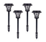 Lux-Landscape SLR2043AS 25 Lumen Pathway Solar Lights, 4-Pack